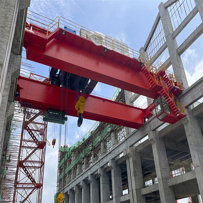 Rozpiętość 7,5 m-31,5 m Dwudźwigarowa suwnica pomostowa 10 ton Żuraw mostowy typu QD