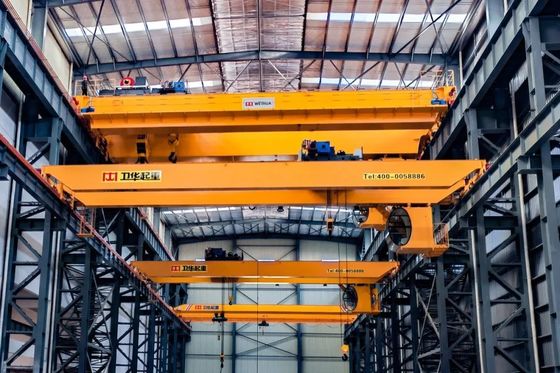 Nowy żuraw mostowy z podwójną belką w stylu chińskim 5t-80t