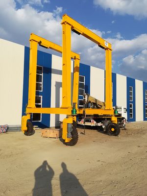 Suwnica bramowa Q235B z podwójną belką Heavy Duty 60 ton do portu