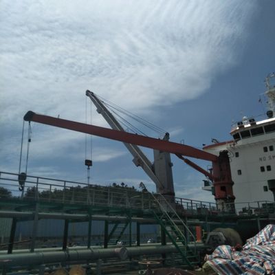 0 ~ 80 ton Hydrauliczny sztywny wysięgnik morski Żuraw pokładowy z obrotem BV 360 °