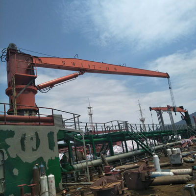 0 ~ 80 ton Hydrauliczny sztywny wysięgnik morski Żuraw pokładowy z obrotem BV 360 °