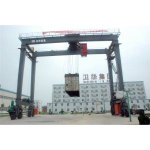 Heavy Duty 5 - 500t RTG Gumowa suwnica bramowa do zewnętrznych pudełek