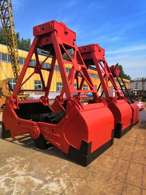 Q235B Mechaniczne wiadro chwytakowe ze stali z czterema linami do żurawia 0,5-10 m³ Objętość