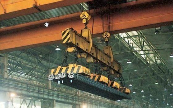 Wisząca belka elektromagnetyczna dźwigu mostowego 0,5 tony - 30 ton