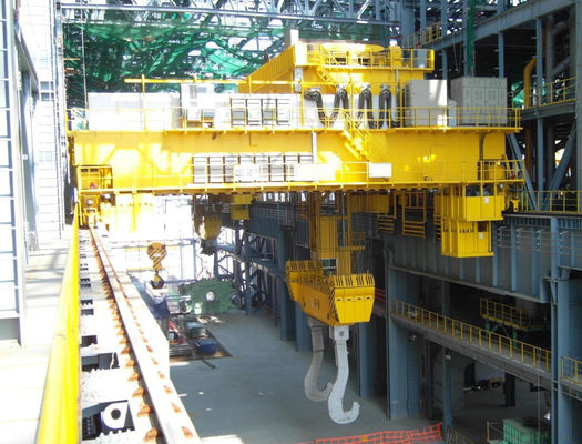 QDY Type 35 Ton 50 Ton 74 Ton Double Beam Bridge Foundry Crane z kabiną