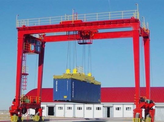 Heavy Duty 5 - 500t RTG Gumowa suwnica bramowa do zewnętrznych pudełek