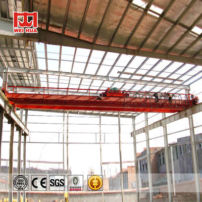 Model QD Elektryczny wciągnik Dwudźwigarowy suwnica pomostowa 50 / 10Ton 6-30m Podnoszenie