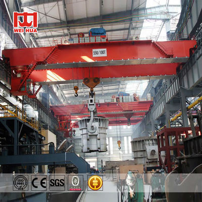 QDY Type 35 Ton 50 Ton 74 Ton Double Beam Bridge Foundry Crane z kabiną