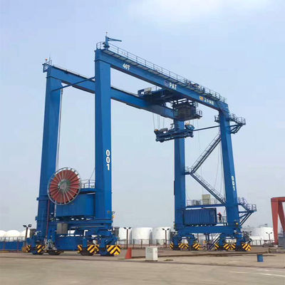 Dostosowany kontener portalowy Rtg Gantry Suwnica Gumowa opona A8 30t